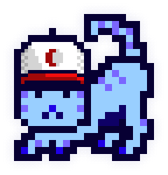 ponderware - MoonCat Acclimator (Wrapped) - MoonCat #168: Russian Blue (accessorized) - NFT # 168